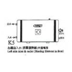 German Pool 德國寶 GPU-6.5E V J K5 25公升 橫座地式 圓型中央儲水式電熱水爐 (左邊出入水) (前置發熱線) (外置電箱)